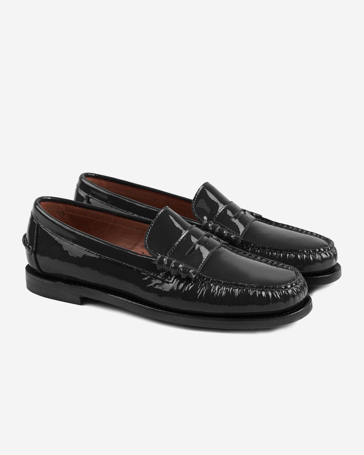 Sebago - Slowear - Classic Dan patent leather moccasins - black