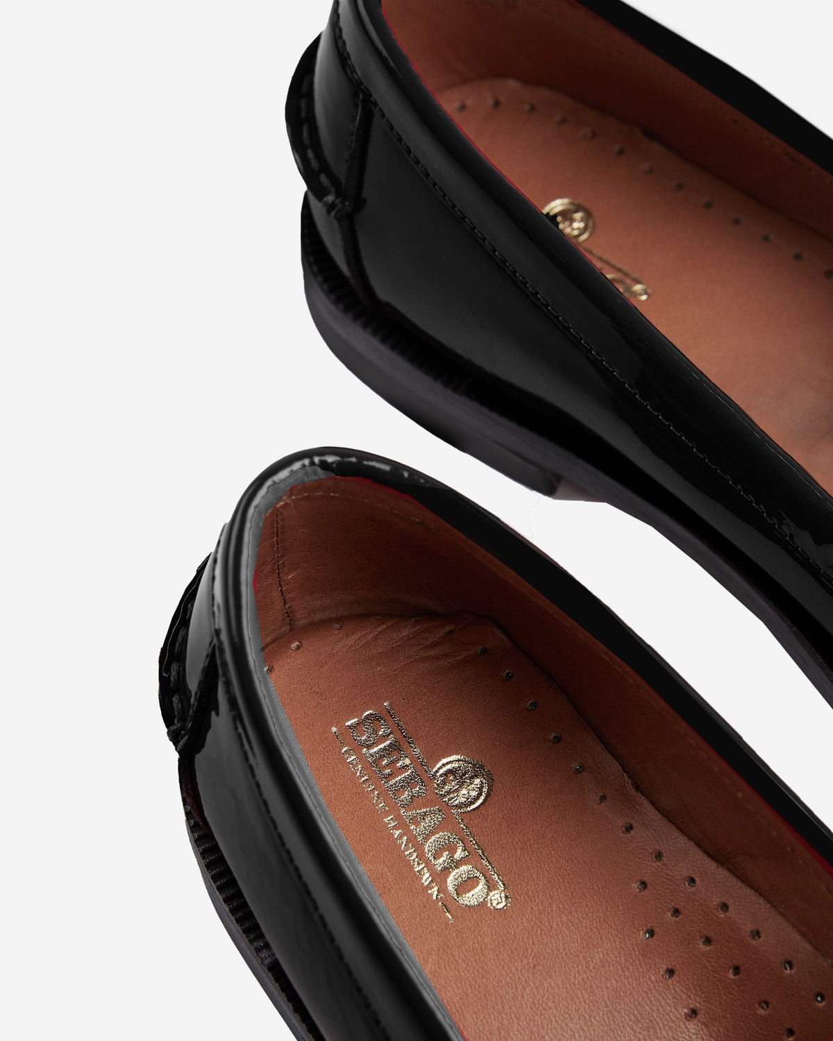 Sebago - Slowear - Classic Dan patent leather moccasins - black