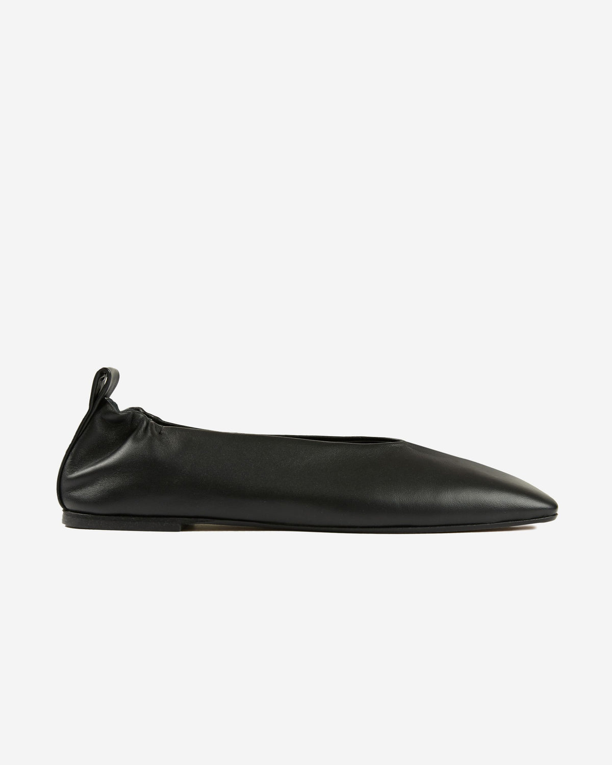  - Leather ballet pumps - black