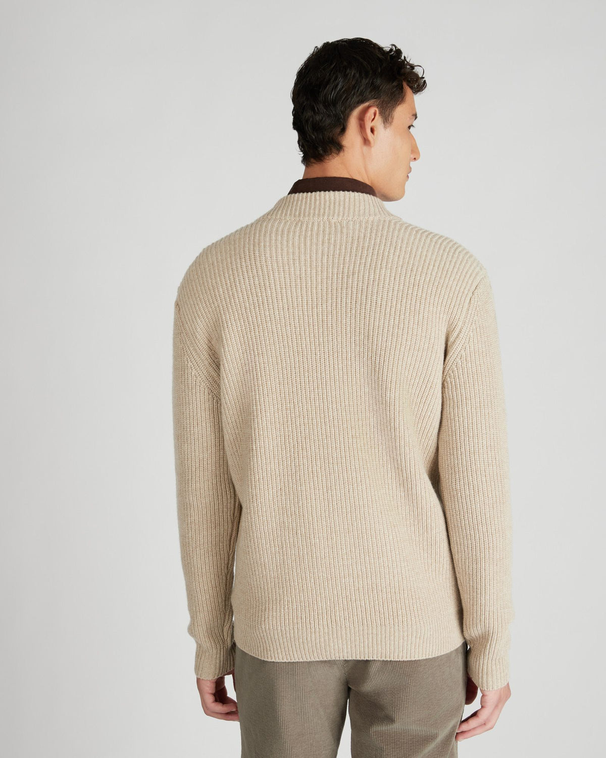 Slim fit Geelong wool jacket