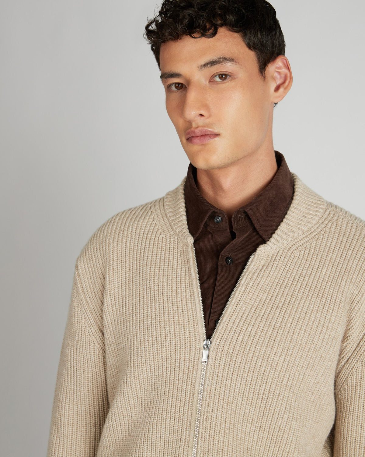 Slim fit Geelong wool jacket