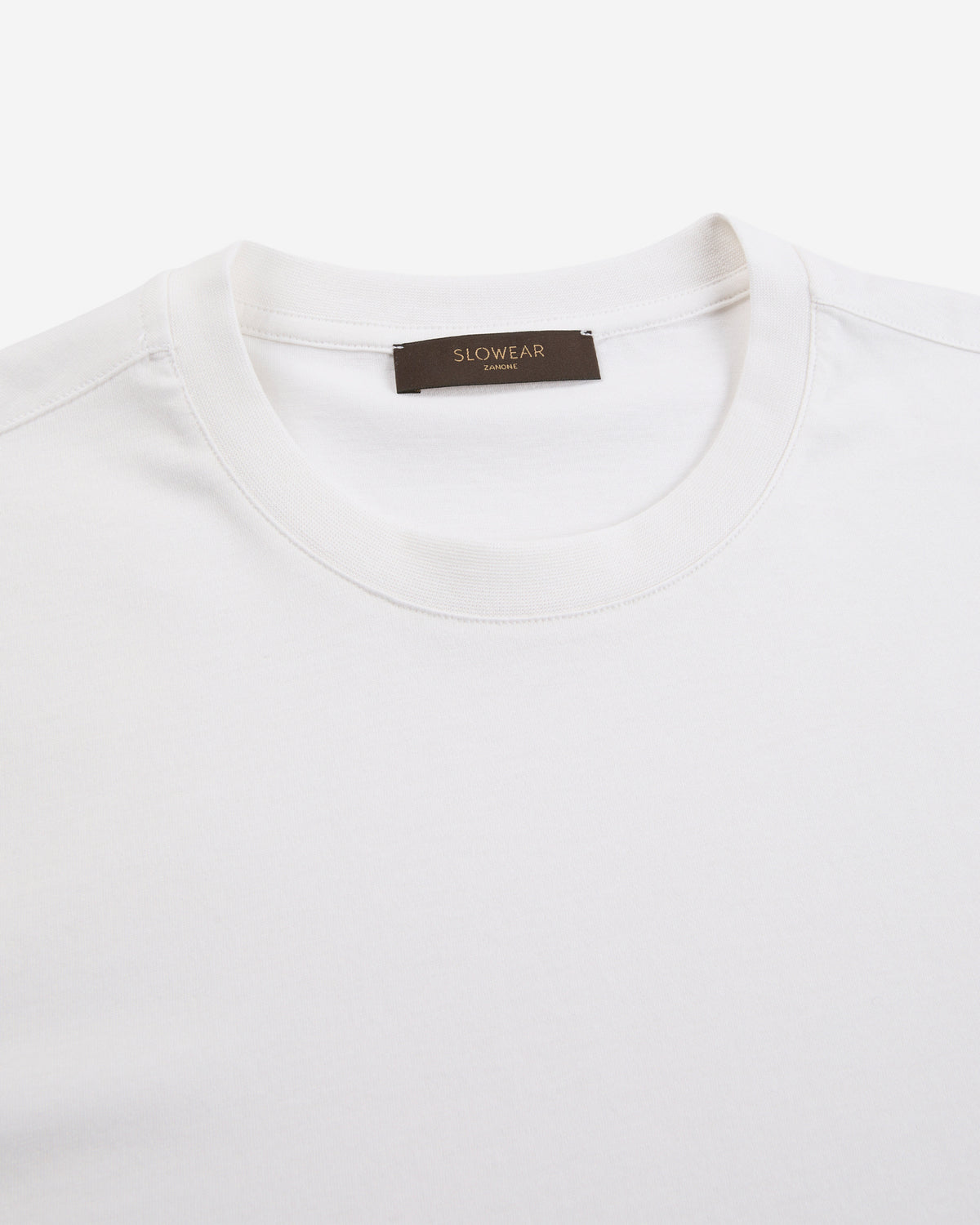 Slim fit cotton and silk jersey T-shirt