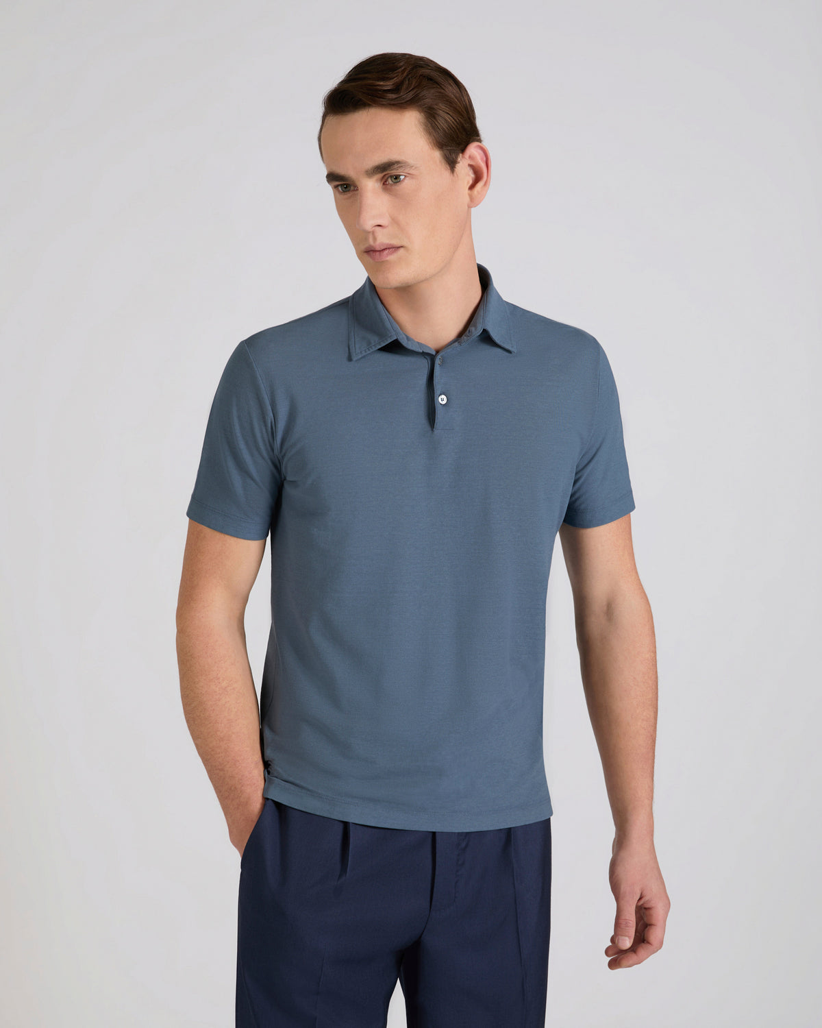 Polo slim fit en IceCotton