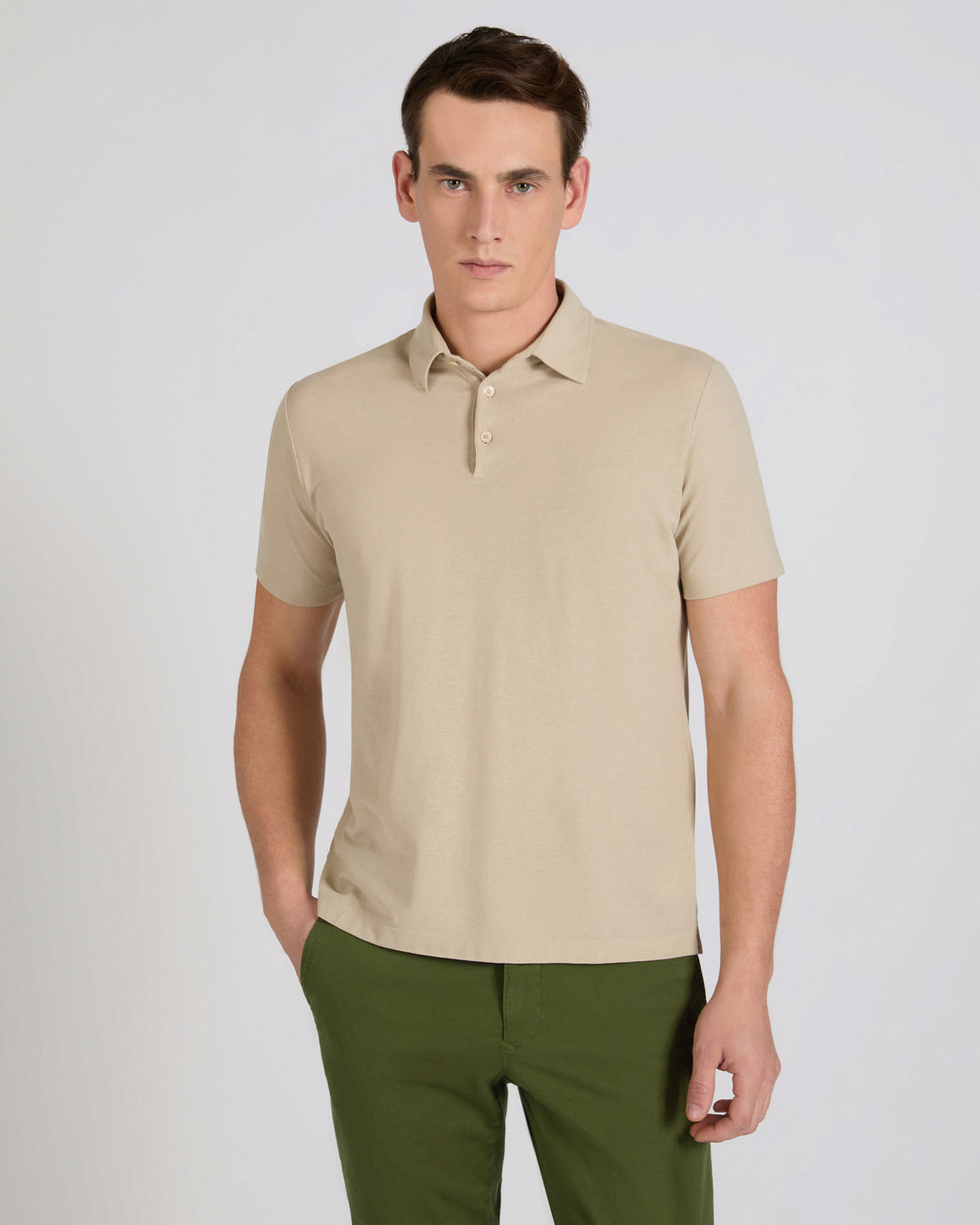 Polo slim fit en IceCotton