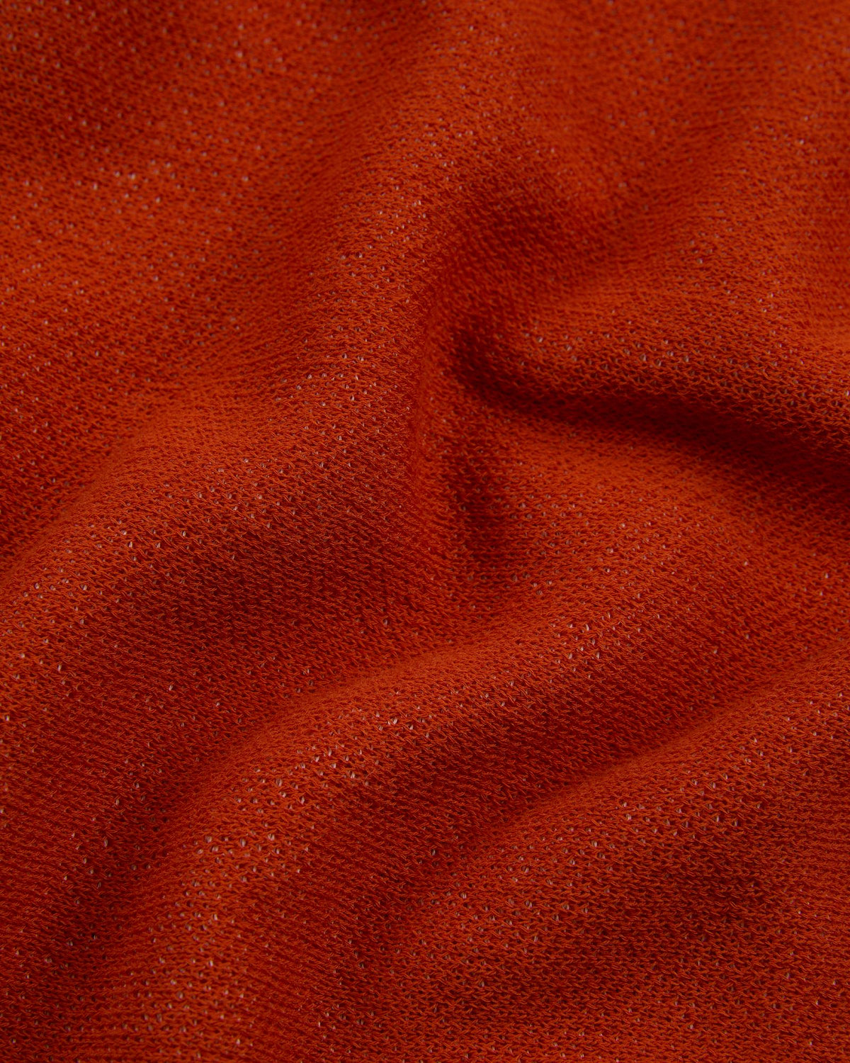 Zanone - Regular fit cotton crêpe jacquard jumper - orange + ivory