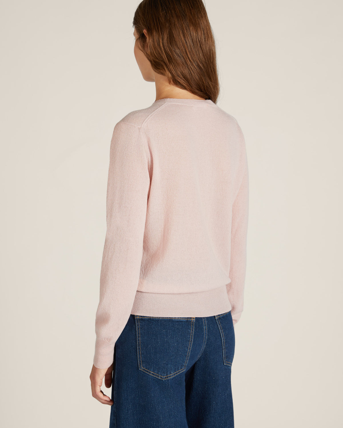 Slim Fit FlexCashmere-Rundhalspullover