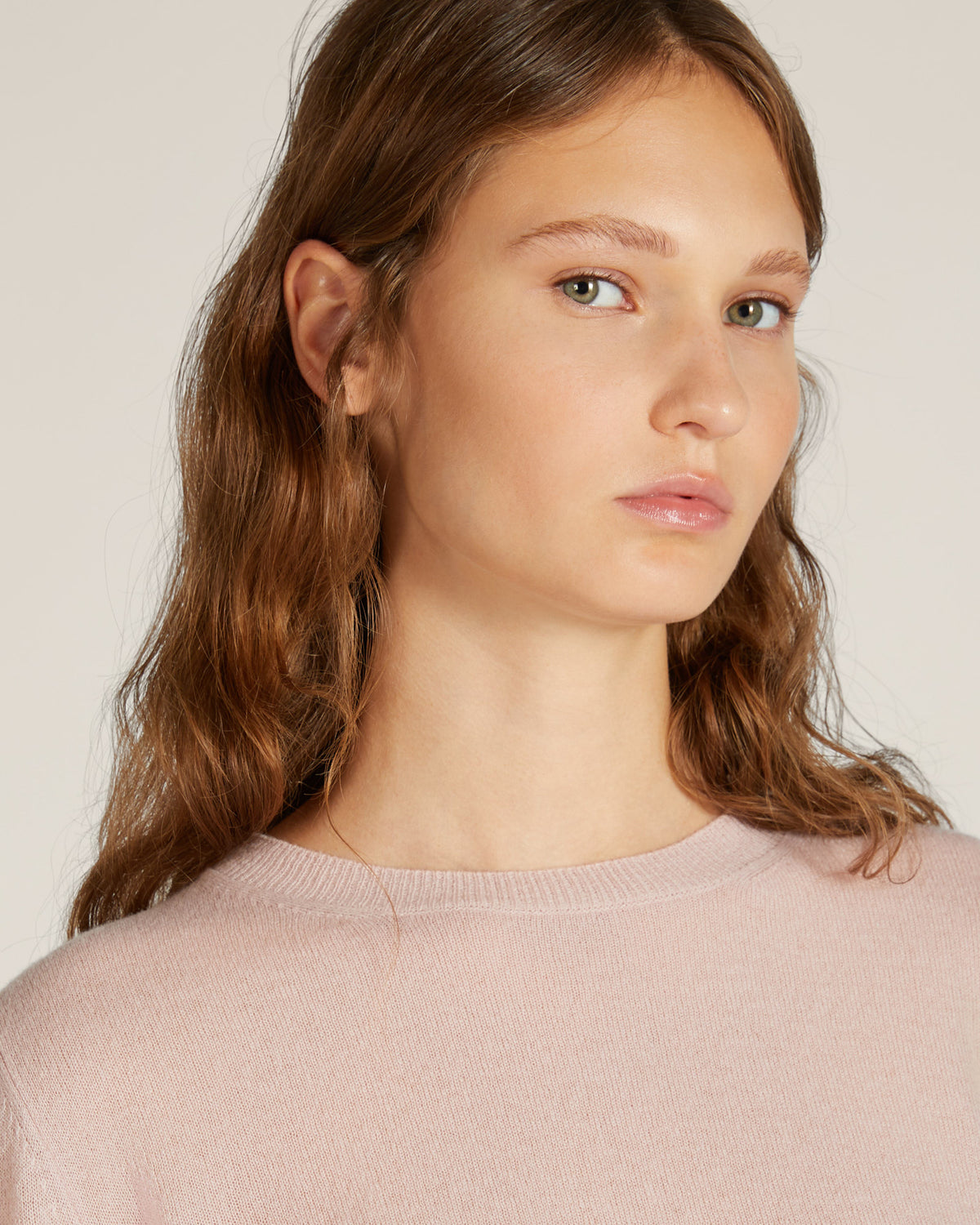 Slim Fit FlexCashmere-Rundhalspullover