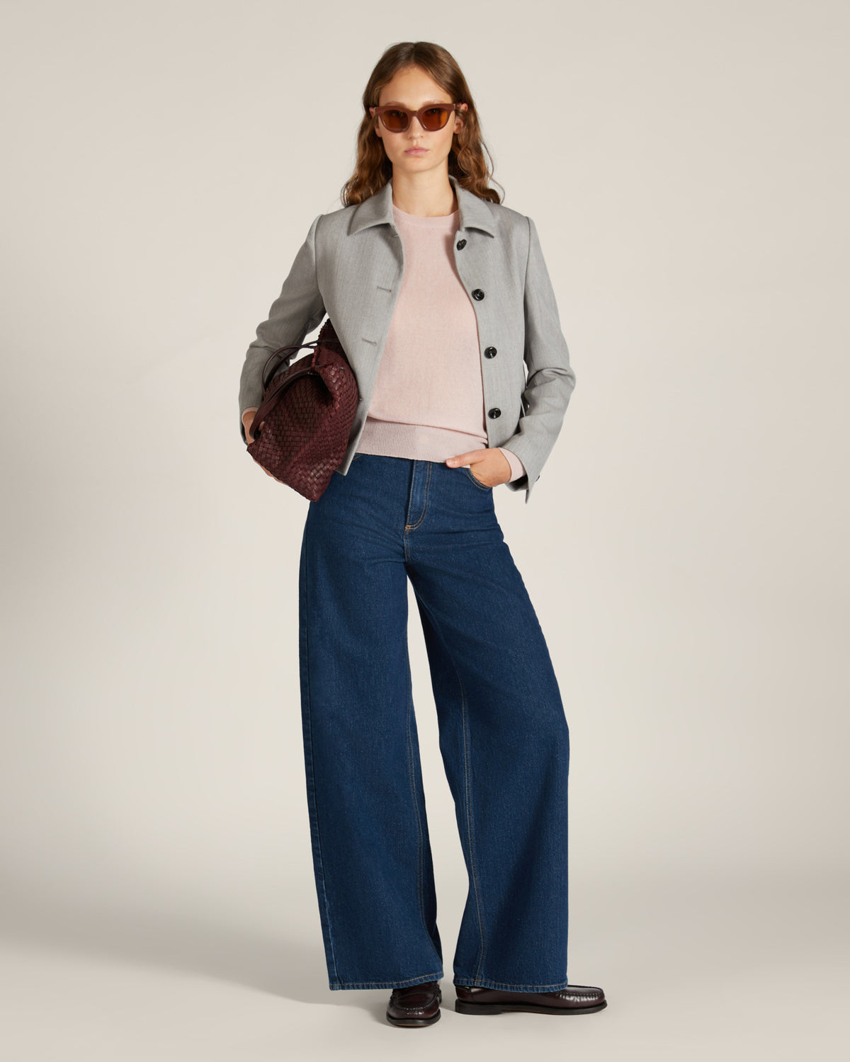 Slim Fit FlexCashmere-Rundhalspullover