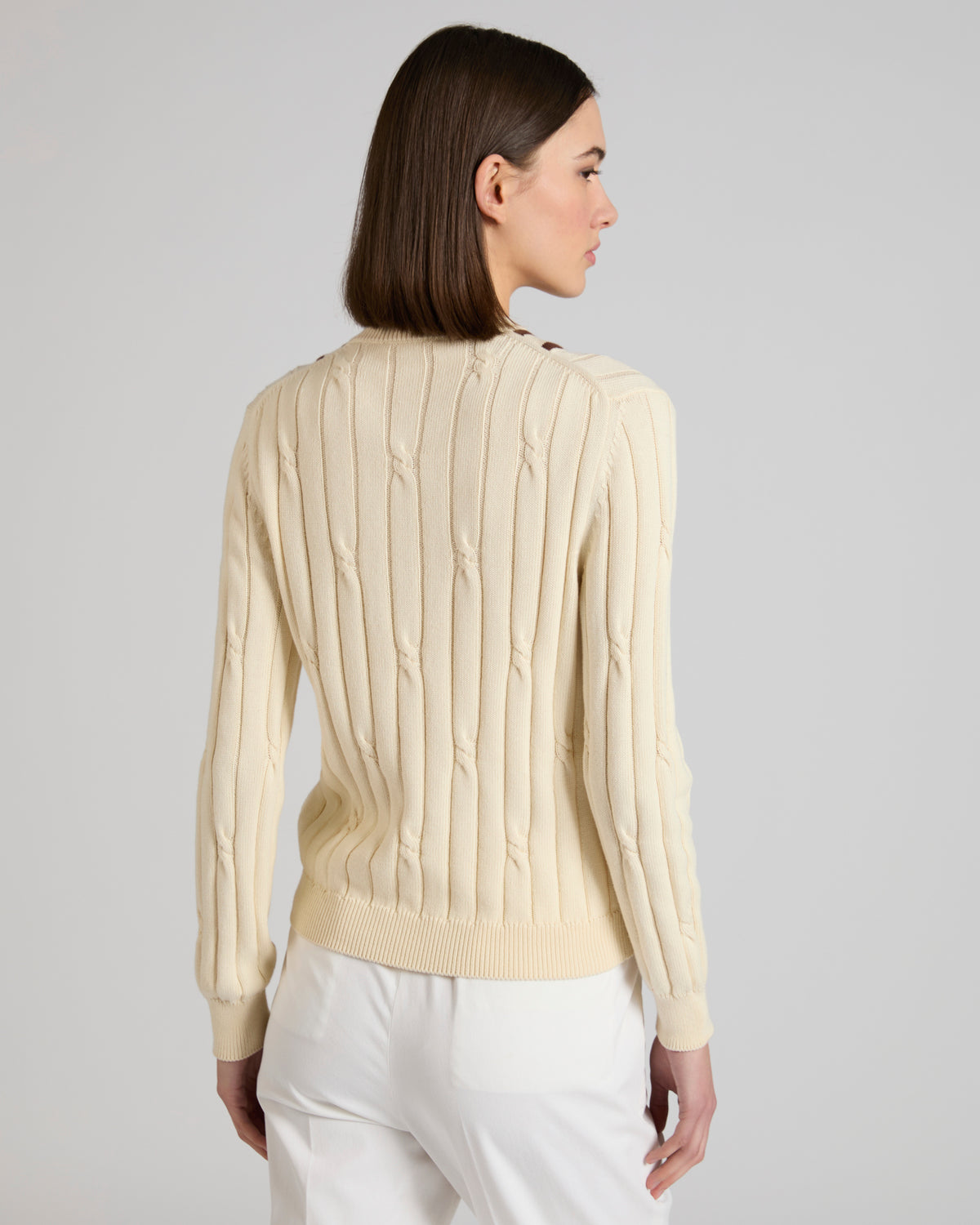Regular fit cotton sweater