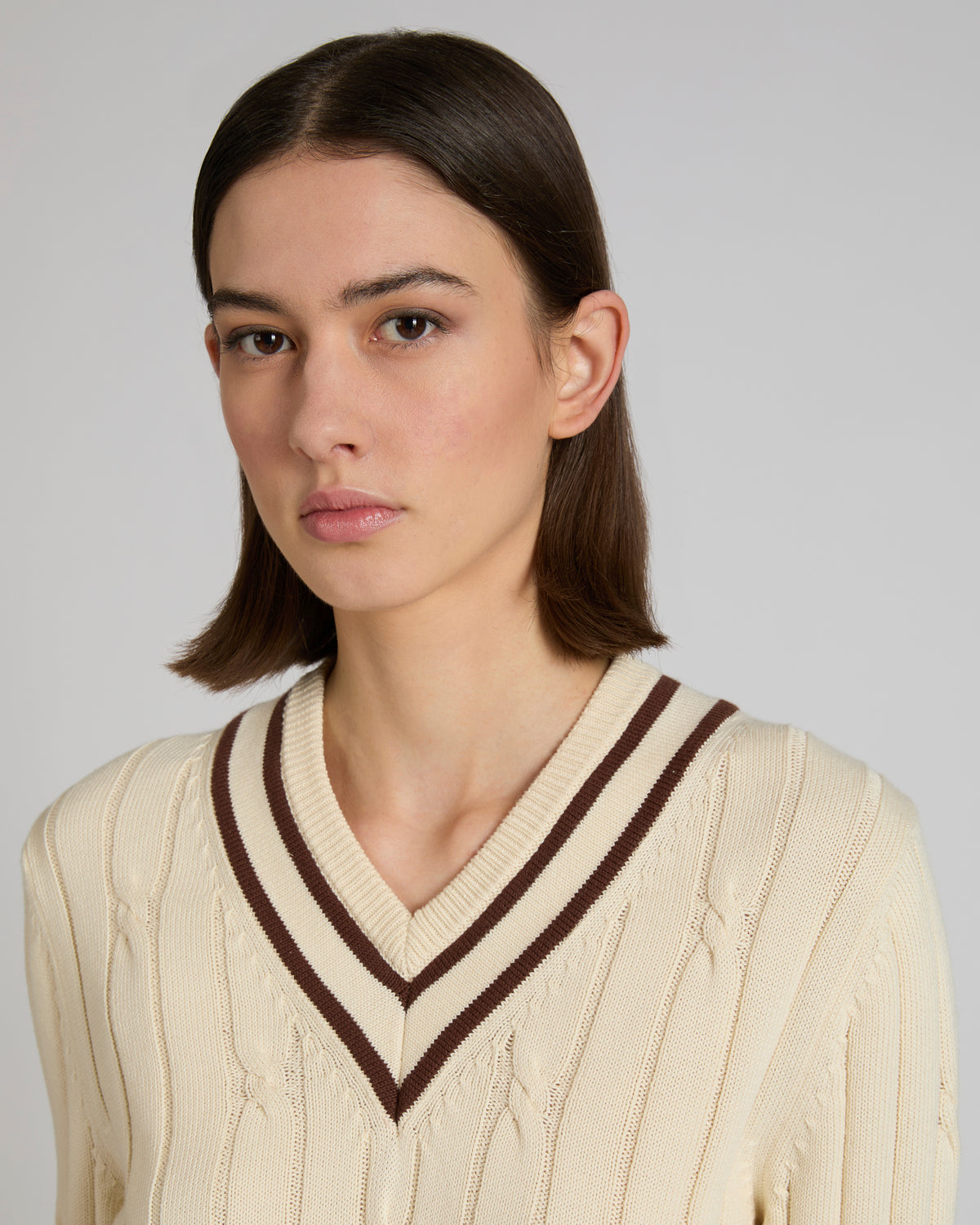 Regular fit cotton sweater