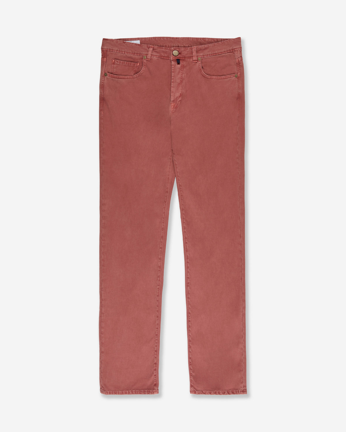 Hose Slim Fit mit fünf Taschen aus Stretch-Baumwoll-Tricotin