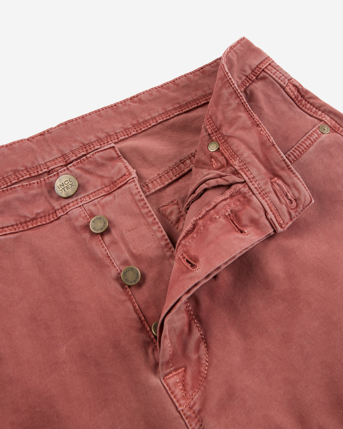 Hose Slim Fit mit fünf Taschen aus Stretch-Baumwoll-Tricotin