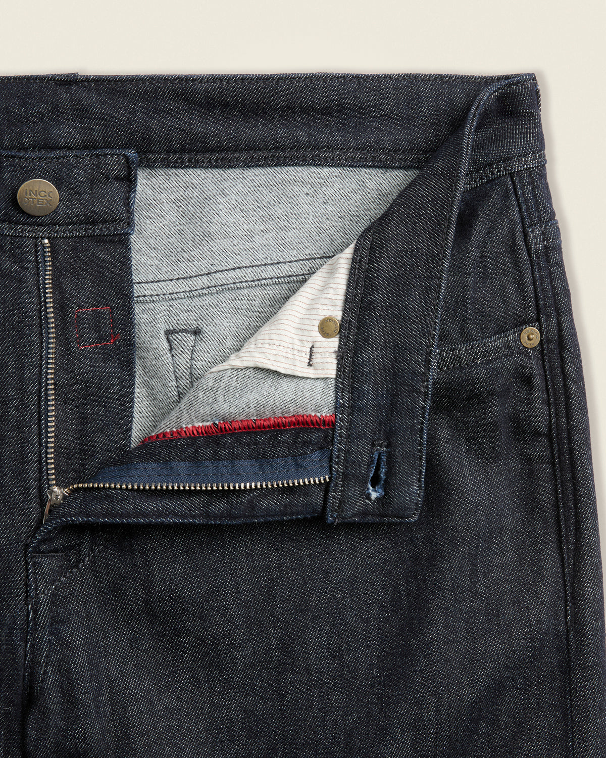 Slim fit cotton and cashmere fivepocket trousers