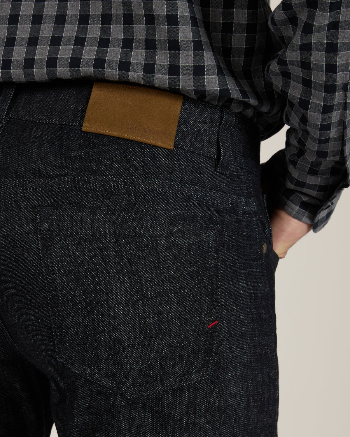 Slim fit stretch denim fivepocket trousers