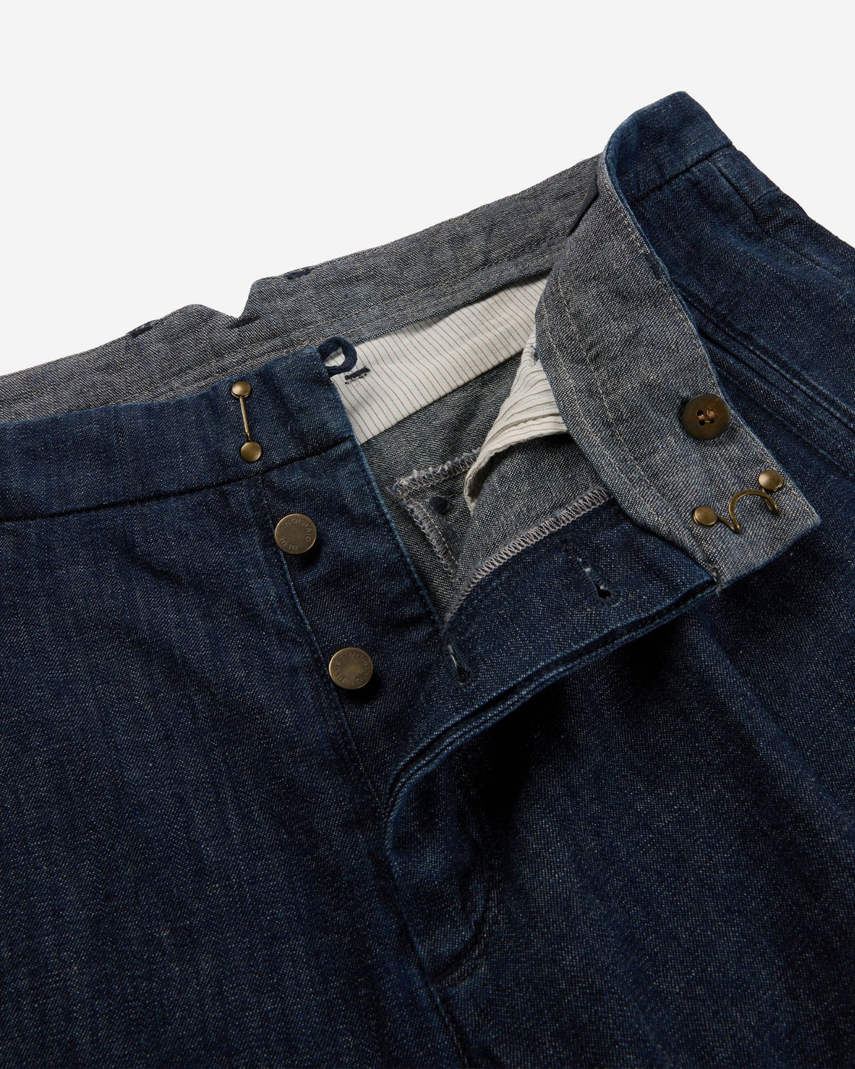 Incotex Blue Division - Tapered fit cotton trousers - dark blue