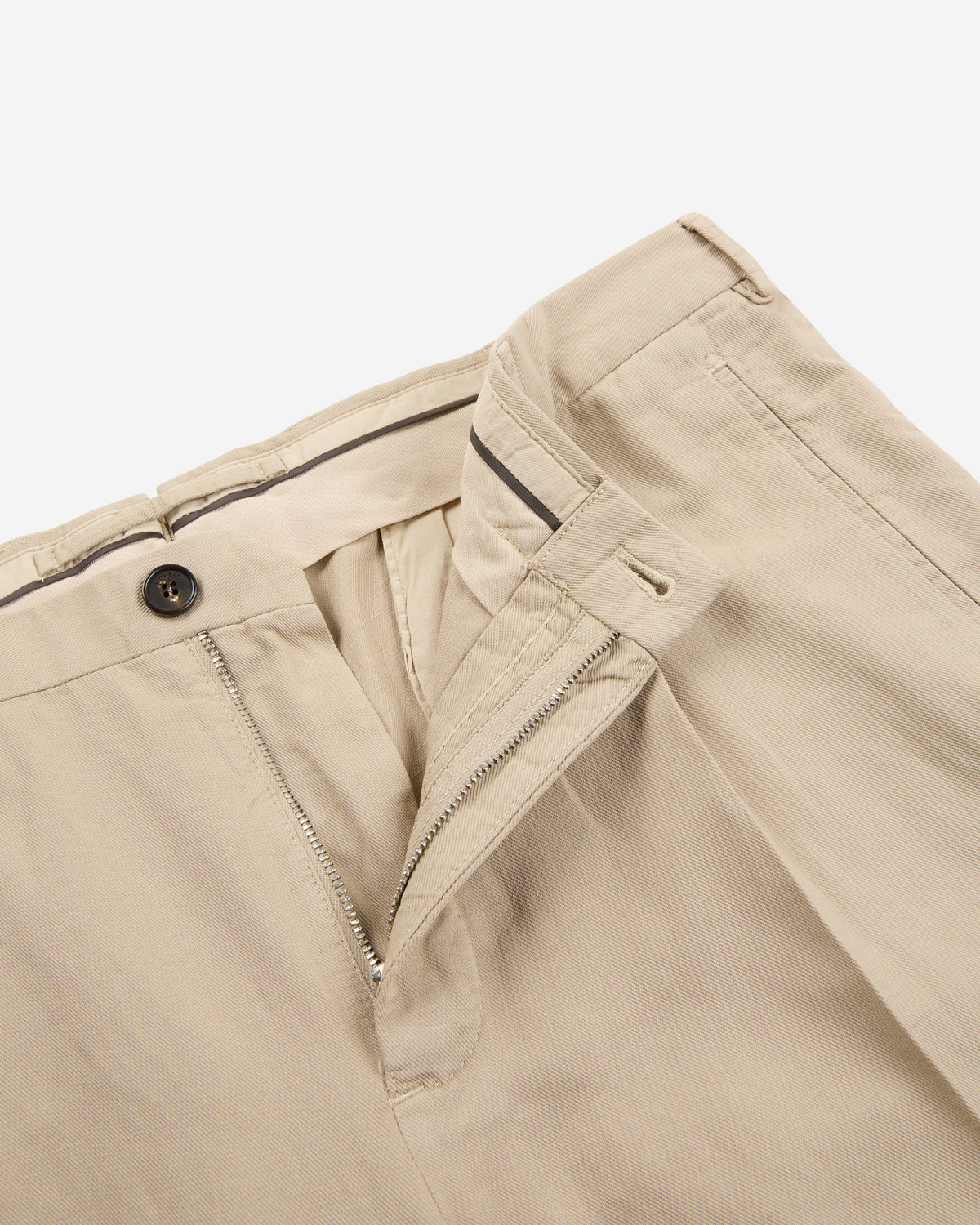 Tapered fit Chinolino ice crêpe trousers